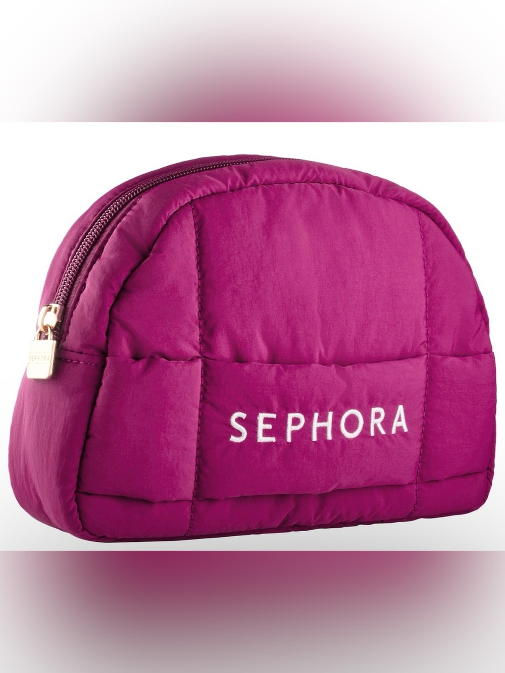 ❤️ 3/$25 Sephora Purple Makeup Cosmetics Bag